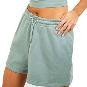 Shorts Deportivos de Cintura Alta para Mujer 2024, con Cordón, Casuales, de Algodón, Holgados, para Verano, Gimnasio, Deportes, con Bolsillos, Personalizados - Product Image 2