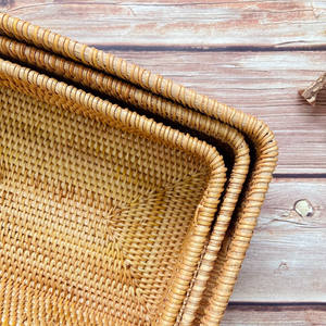 Cesta de almacenamiento de ratán hecha a mano 100% de varios tamaños de Vietnam - Product Image 3