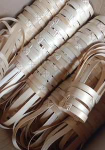 Porte-gobelet en bambou jetable avec sangle de poignée pour les gobelets en fibre de bambou à emporter - Product Image 2