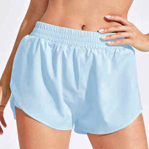 New <b>Shorts</b> Summer Women's Lightweight Training Yoga <b>Shorts</b> Ribbed Peach Red Hip High Sports Leggings Fitting Sports Yoga <b>Shorts</b> - Product Image 5