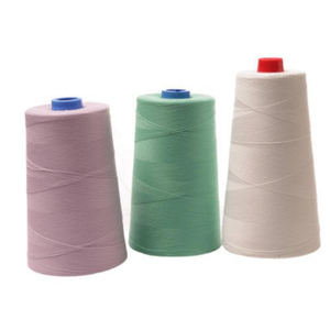 Fil à tisser en polyester filé KVR Manufacturer 30S/1, blanc brut, 100% polyester, filé, prix bas - Product Image 1