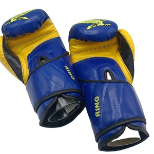 Custom Design Logo Men PU Waterproof Boxing Gloves Non-Slip Adjustable Wrist Strap Full Finger Training Use Comfortable - Product Image 2