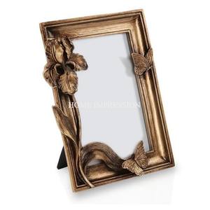 Gingko Leaves Designer Aluminum Casted High Grade <b>Gold</b> Plated Wholesale Bulk Selling Most Fancy Photo <b>Frame</b> Supplies From India - Product Image 3