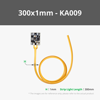 Bande lumineuse LED jaune COB avec matériau en silicone et alimentation 5V DC type ESP32