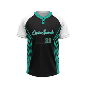 Camisetas de béisbol personalizadas directas de fábrica, conjuntos de uniformes lisos, personalizables, de alta calidad, duraderos, ropa de equipo - Product Image 5