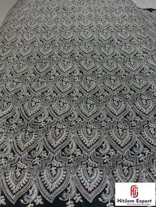 Tela de Bordado de Poliéster de Alta Calidad para Confección y Manualidades, Popular en los Emiratos Árabes Unidos, Proveedor Mayorista - Product Image 5