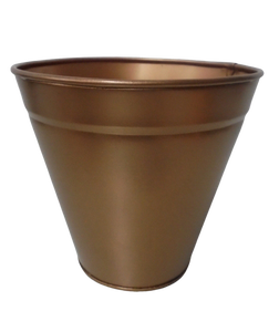 Ensemble de 3 pots de fleurs en métal de taille moyenne pour décoration de jardin, finition blanche, durable, fait à la main, design moderne pour - Product Image 4