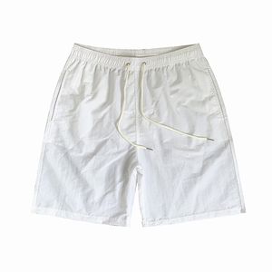 Pantalones cortos deportivos holgados de algodón 100% a la moda de verano para hombre, transpirables, de cintura media, con cordón de punto para culturismo, ropa informal - Product Image 3