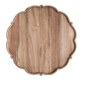 Designer attrayant taille et forme personnalisées Style Unique fête de mariage décoration de table restauration service plateau en bois - Product Image 4