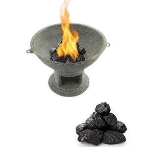 Angeethi ที่เขี่ยบุหรี่ทนทานพร้อมด้ามจับไม้,ที่เขี่ยบุหรี่เหล็กย่างอาหารสำหรับใช้ในบ้านห้องครัวและออกนอกบ้านใช้งานง่าย - Product Image 6