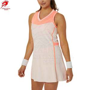 Uniforme de tennis pour femmes en tissu 100% polyester, léger et respirant, idéal pour les mouvements rapides et les matchs intenses - Product Image 4