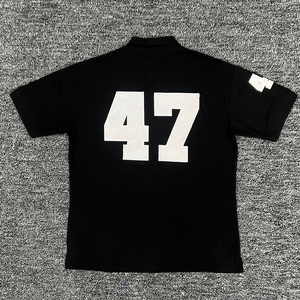 Camisetas deportivas suaves de ajuste seco para hombre con logotipo personalizado, de verano, de manga corta, 87.3% poliéster, Spandex 12.7%, estampado antiarrugas, Golf para Polo - Product Image 3