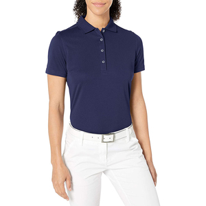 Comprar Polo de manga corta de secado rápido para mujer Logo bordado manga corta Polo de alta calidad transpirable 2026 - Product Image 2