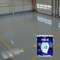 Peinture liquide époxy à base d'eau pour couche intermédiaire de sol, pour nivellement et remplissage des sols en béton, application au pinceau et au rouleau