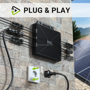 Dễ dàng cài đặt Plug <span class=keywords><strong>and</strong></span> Play Micro <span class=keywords><strong>Inverter</strong></span> ban công năng lượng mặt trời hệ thống microinverter 2000 Wát với ứng dụng điều khiển & 4 mppts & 5m cáp - Product Image 6