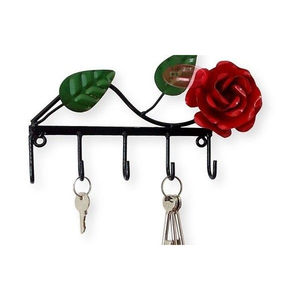 Crochets muraux en métal forgé Sparrow Design, revêtement noir, pour la décoration de la maison, du salon, de la salle de bain, crochets pour manteaux, chapeaux, clés - Product Image 2