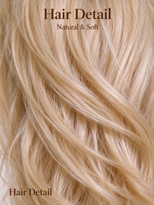 Perruque courte 100% cheveux humains, couleur dorée, pointes bouclées, ligne de cheveux naturelle, perruques douces en cheveux humains pour femmes, mode quotidienne - Product Image 6