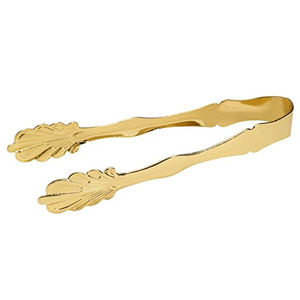 ที่คีบน้ำแข็งโลหะทำจากสเตนเลสสตีลอุปกรณ์สำหรับบาร์จับก้อนน้ำแข็งทองดีไซน์ - Product Image 1