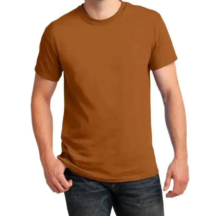 Gepersonaliseerde Heren Bulk Warmte Overdracht Ontwerpen Van Hoge Kwaliteit Custom Heren T-Shirts Zuur Wassen Garen T-Shirt Met Aangepaste Logo Print