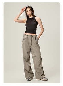 2025 personalizado alto elástico Hot-Girl Vibe lavado Racerback Crop Tank Sexy Fit mujeres Tank Top - Product Image 3