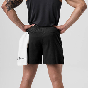 High Quality Customized <b>Men's</b> Breathable Running Sportswear Casual Style <b>Shorts</b> <b>with</b> Zippered <b>Pockets</b> OEM Service Available - Product Image 2