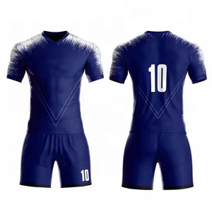 Camiseta y pantalones cortos de fútbol de secado rápido transpirables personalizados de fábrica al por mayor, diseñados con técnica de sublimación - Product Image 5