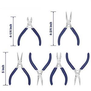 Prix de gros Meilleure qualité Top vente Kit de pinces à bijoux sur mesure Outils de pinces pour la fabrication de bijoux avec couleur personnalisée - Product Image 3