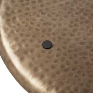 Bandeja de servicio de latón resistente al por mayor de primera calidad con diseño martillado único desechable para comedor de lujo - Product Image 2