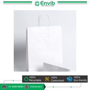 Suministro directo de fábrica Bolsas de papel Kraft reciclables desechables ecológicas Impresión flexográfica Prueba de grasa de alta calidad 50-130 GSM - Product Image 4