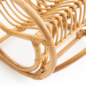 เก้าอี้โยกเด็กทำด้วยมือหวายซึ่งช่วยเพิ่มการตกแต่งห้องของคุณได้อย่างเหนือกาลเวลาและสง่างาม - Product Image 5