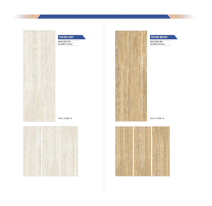 กระเบื้องปูผนังและพื้นมันวาวสไตล์โมเดิร์นดีไซน์หรูหราขนาด600x1200มม. ใช้ในร่มแบบต่อเนื่อง - Product Image 1