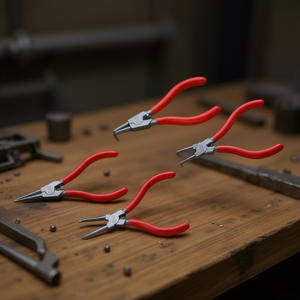 Usag 4-Piece <b>Set</b> of Circlips <b>Pliers</b> Premium Quality <b>Pliers</b> for Various Applications - Product Image 3