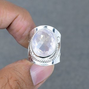Latest Design 925 Silver Plated <b>Crystal</b> <b>Ring</b> Wholesale Jewelry Indian Handmade Brass Fine Silver Plated <b>Rings</b> Manufacturer - Product Image 2