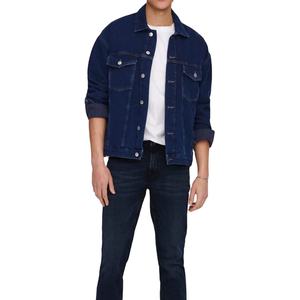 Blouson en jean oversize respirant pour homme – Collection Hiver 2026 – Vente en gros à prix réduits – Grandes tailles disponibles - Product Image 2