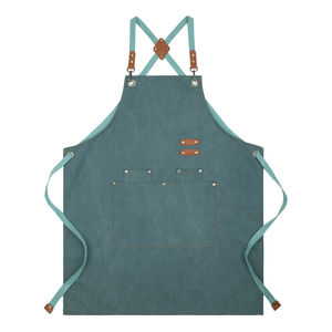 2025 personnalisé longues poches hommes femmes Restaurant taille uniforme tablier - Product Image 3