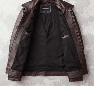 Chaquetas de cuero para hombre precio ajustable fabricación profesional mejor calidad para chaquetas de cuero para hombre - Product Image 2