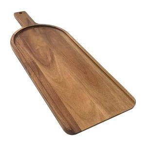Juego de la mejor calidad de 2 platos y platos de madera redondeados Diseño atractivo Vajilla de estilo único Plato para servir - Product Image 5