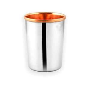 Verres à vin en verre en métal cuivre plaqué argent au meilleur prix Nouveaux modèles Les plus tendances Bon pour la santé Drink Ware - Product Image 1