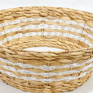 Base para Árbol de Navidad de Jacinto de Agua Natural Ecológica Hecha a Mano de Artex Dong Thap, Decorativa con Rayas Blancas - Product Image 6