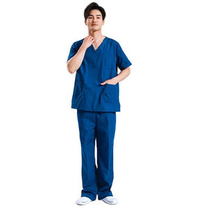 Uniforme de enfermería Scrubs 4 Way Stretch Spandex Pantalones apilados Enfermeras Scrubs Traje Uniformes de hospital Jogger Mujeres Scrub Sets Uniforme - Product Image 6