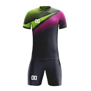 Uniforme de Fútbol Personalizado con Sublimación Completa al por Mayor, Conjunto de Camiseta de Fútbol Personalizada para Jóvenes y Adultos - Product Image 1