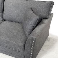 Meilleure Offre : Ensemble de Canapés Maddison - Canapé-Lit Moderne en Tissu et Bois Massif, Design Pliable, Idéal Hôpital, Entrepôt, Salon