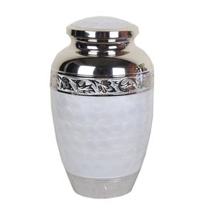 Urna de cremación de latón de estilo europeo, recuerdo de pulido rojo y dorado para cenizas humanas, urna de Metal más vendida - Product Image 2