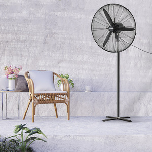 Pedestal Fan O/ 65 x 200 cm. Black Color 190 W. - Product Image 3
