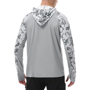 Custom men <b>fishing</b> wear with hooded long sleeves OEM breathable shirts for branding outdoor <b>gifting</b> and promotions - Product Image 4