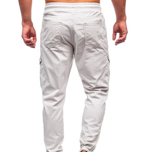 Pantalones cargo personalizados OEM para hombre, ropa de calle cómoda de pierna ancha, estilo holgado informal, calidad elegante al por mayor con servicio OEM - Product Image 5