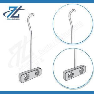 Gancho de Dislocación Manual de Alta Calidad, 253 mm de Largo, Acero Inoxidable Quirúrgico, Certificado CE, Instrumentos Reutilizables Hechos en Pakistán - Product Image 3