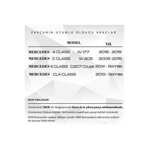 ชุดซ่อมซันรูฟสำหรับคลาส Mercedes CLA (2013และหลังจากนั้น) - Product Image 2