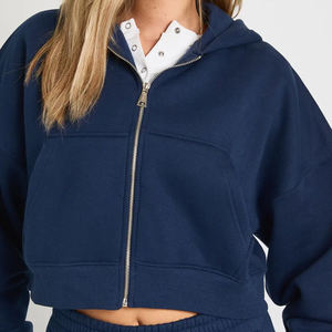 Última Colección de Conjuntos Deportivos con Cremallera para Mujer, los Mejores Conjuntos de Jogging de 2 Piezas, Modernos y Transpirables, Ofrecemos Servicios OEM - Product Image 5