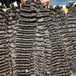 ผมลอนแบบลอนสำหรับต่อผมดัดลอนแบบบริสุทธิ์ผมลอนแบบหลวม - Product Image 1